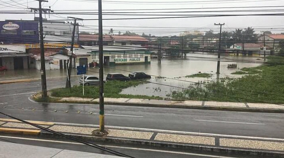 Aquiraz registrou chuva de 123 milímetros. — Foto: Eduardo Guimarães/Arquivo Pessoal