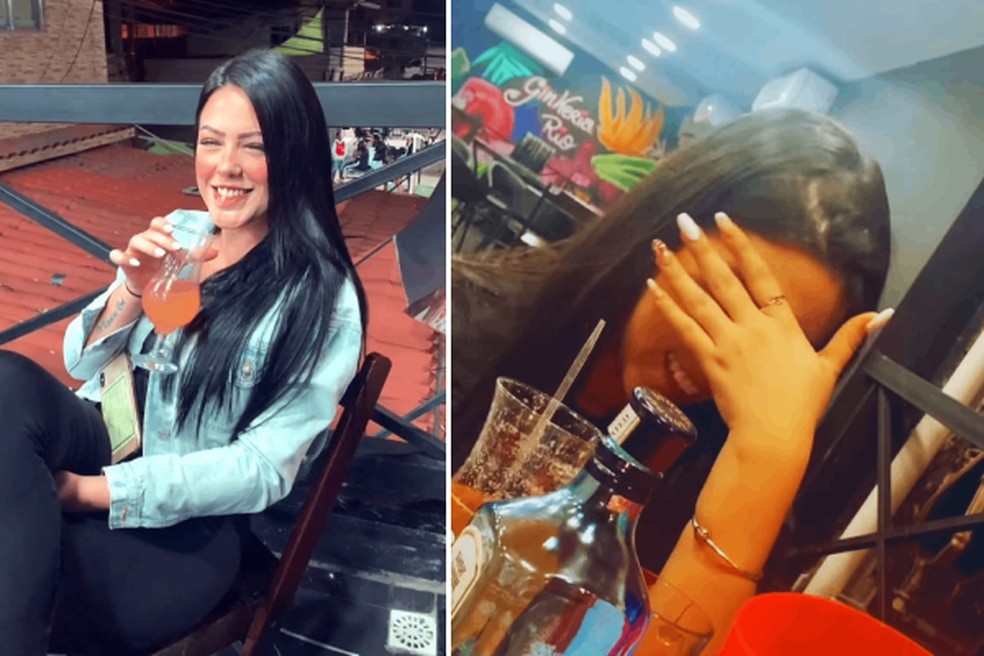 Mariana Serrano e Gabriela Vieira: f&atilde;s de gins e do mesmo bar na Penha &mdash; Foto: Reprodu&ccedil;&atilde;o