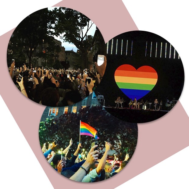 Homenagens às vítimas de ataque em Orlando colorem o mundo nos tons do arco-íris (Foto: Reprodução/Instagram)