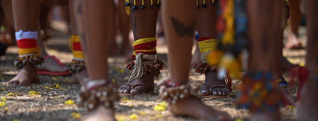 Será criado o ministério dos Povos Originários, para proteger os povos, as terras e a cultura indígenas — Foto: AFP/AFP