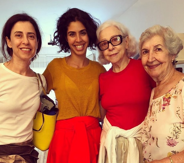 Fernandinha Torres, Bela Gil, Fernanda Montenegro e Dona Nair Giordano (Foto: Reprodução / Instagram)