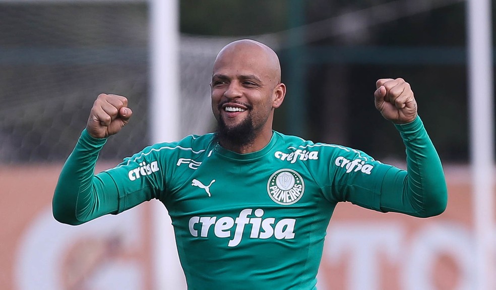 Felipe Melo Palmeiras — Foto: Cesar Greco / Ag. Palmeiras