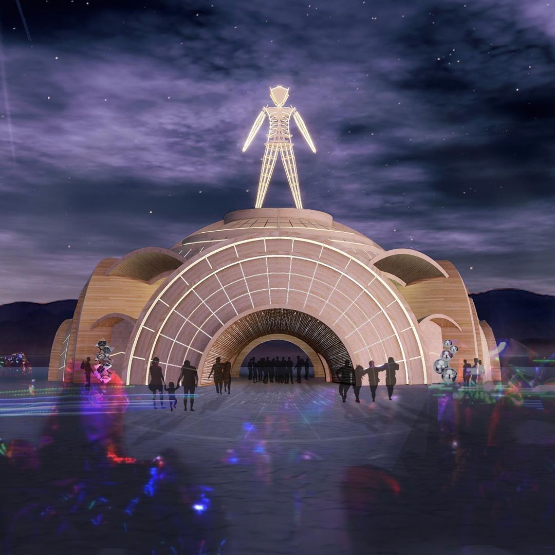 Projeto do Burning Man 2020 (Foto: Instagram)