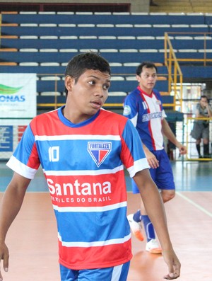 Lacraia jogando pela equipe do Fortaleza na Copa TV Amazonas de Futsal 1 =13-05-2012 (Foto: Anderson Silva/GLOBOESPORTE.COM)