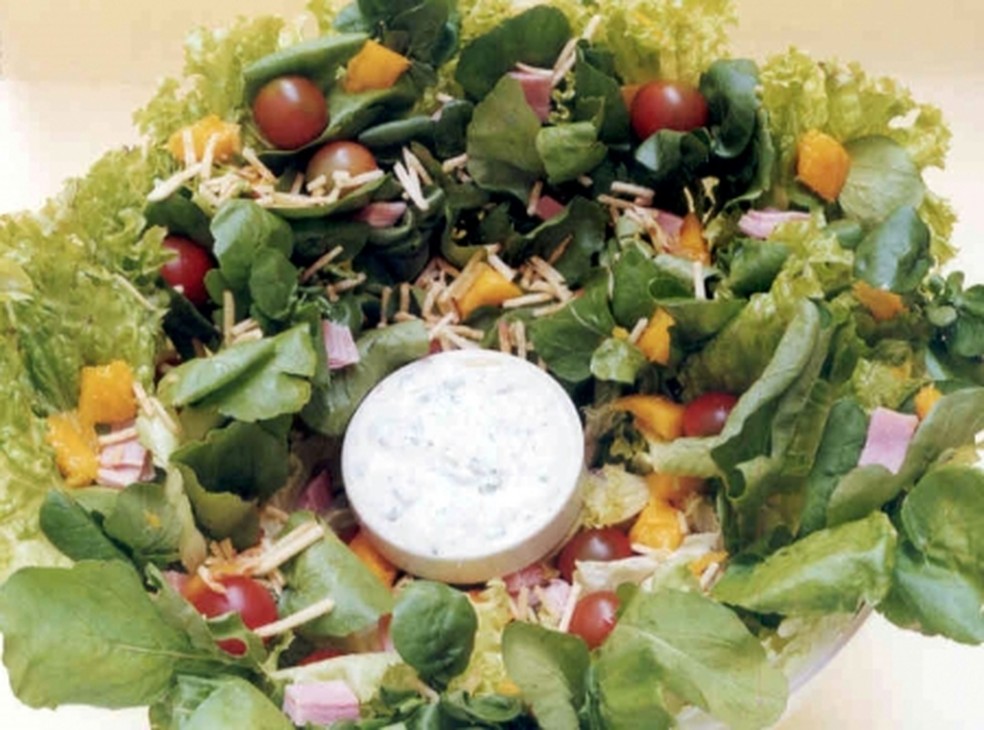 Salada De Folhas Presunto E Manga Receitas Gshow Gshow