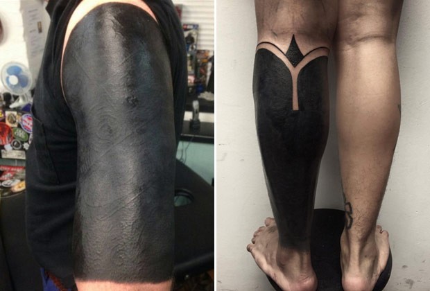 Este tipo de tatuagem também é comum nos braços e nas pernas (Foto: Reprodução/ Instagram)