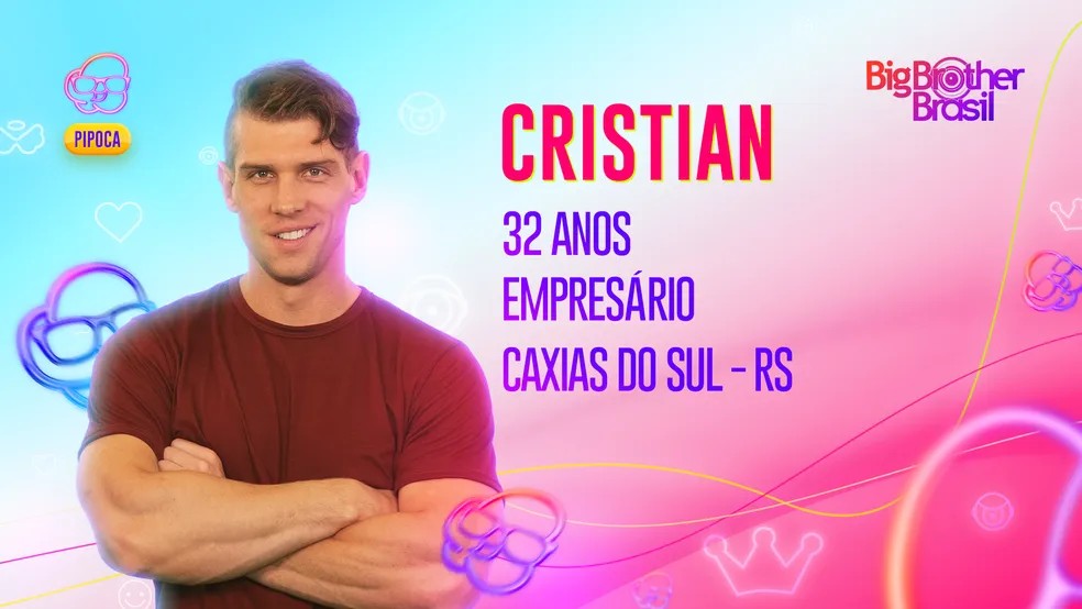 Cristian é um dos participantes do 'BBB 23'. — Foto: Globo