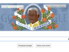 Nelson Mandela é homenageado em página de buscas do Google
