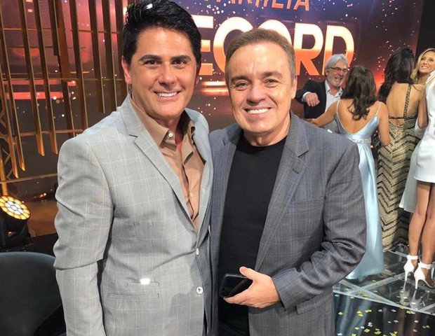 Cesar Filho e Gugu Liberato (Foto: Reprodução/Instagram)