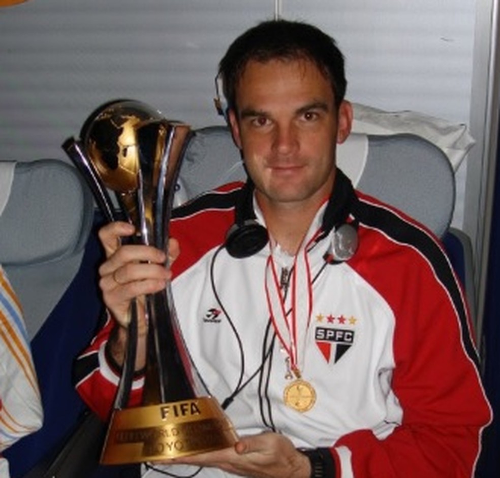 Flavio Kretzer foi o terceiro goleiro do São Paulo no Mundial de 2005 — Foto: Arquivo Pessoal
