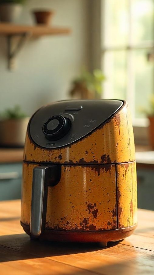 Air Fryer enferrujada? Aprenda a limpar de um jeito fácil