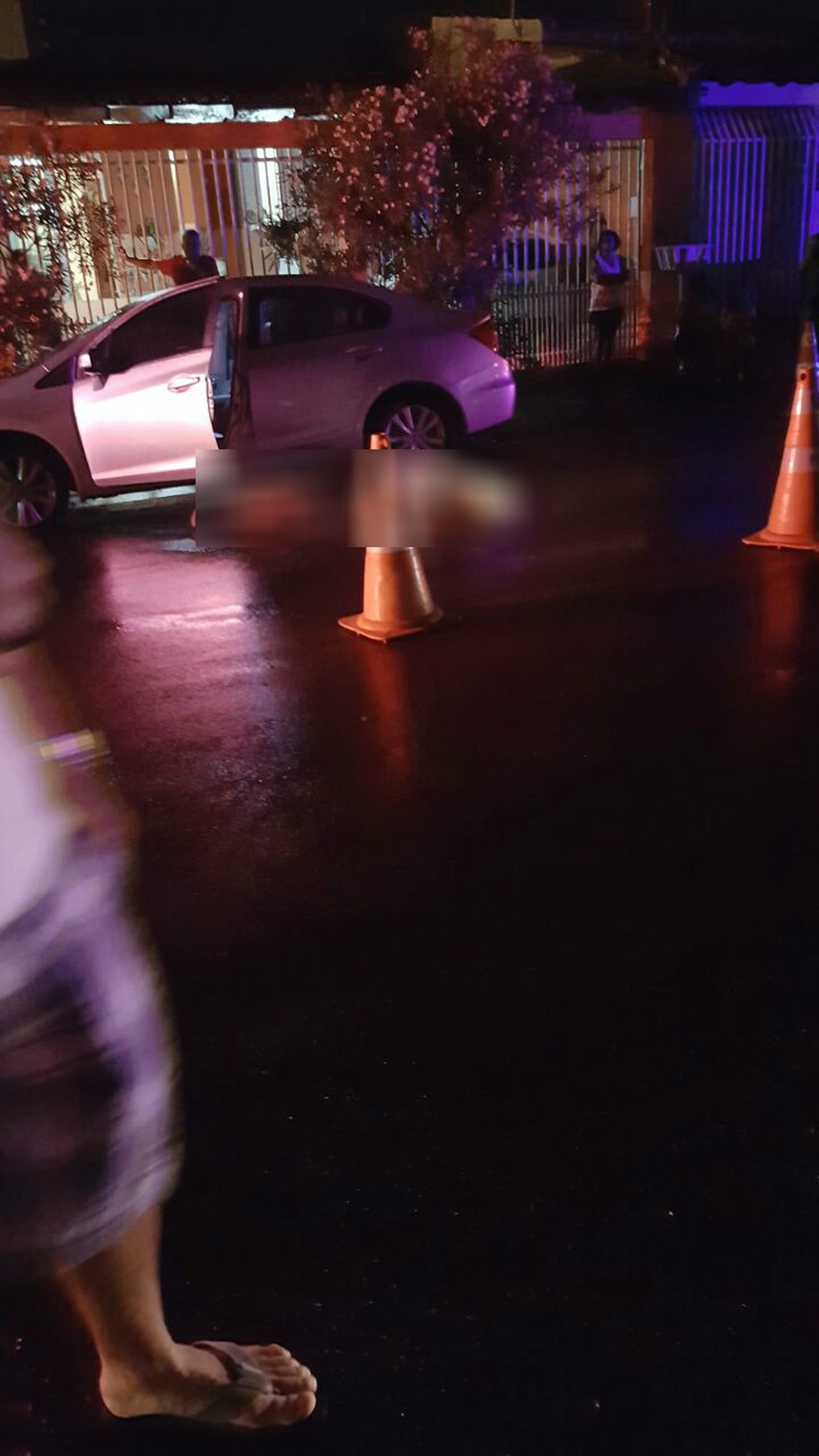 Danilo foi abordado por motociclistas e assassinado a tiros em Cuiabá (Foto: TVCA)