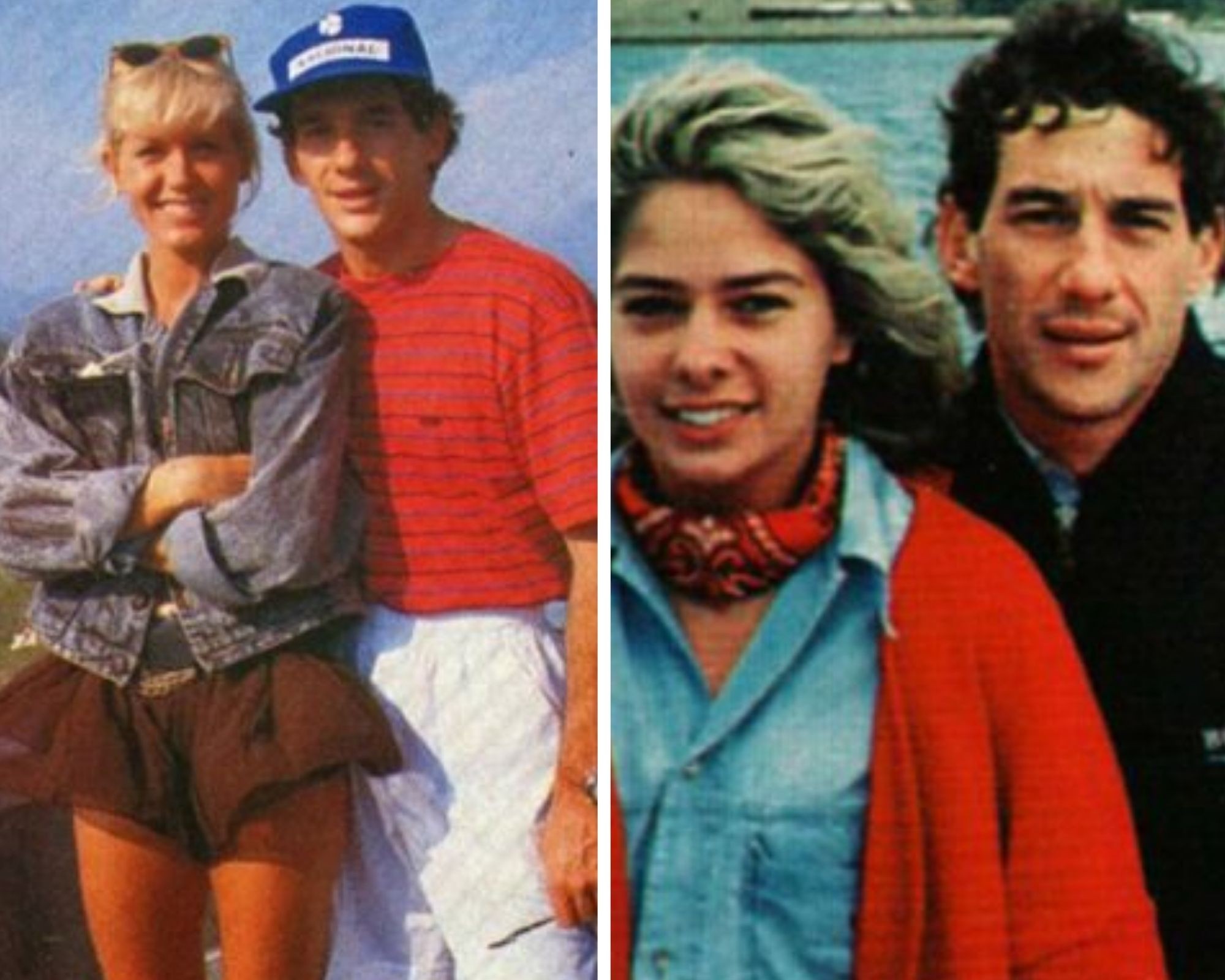 Xuxa teve um relacionamento de quase dois anos com Ayrton Senna; o piloto namorava Adriane Galisteu quando morreu (Foto: Reprodução/Instagram/Globo)