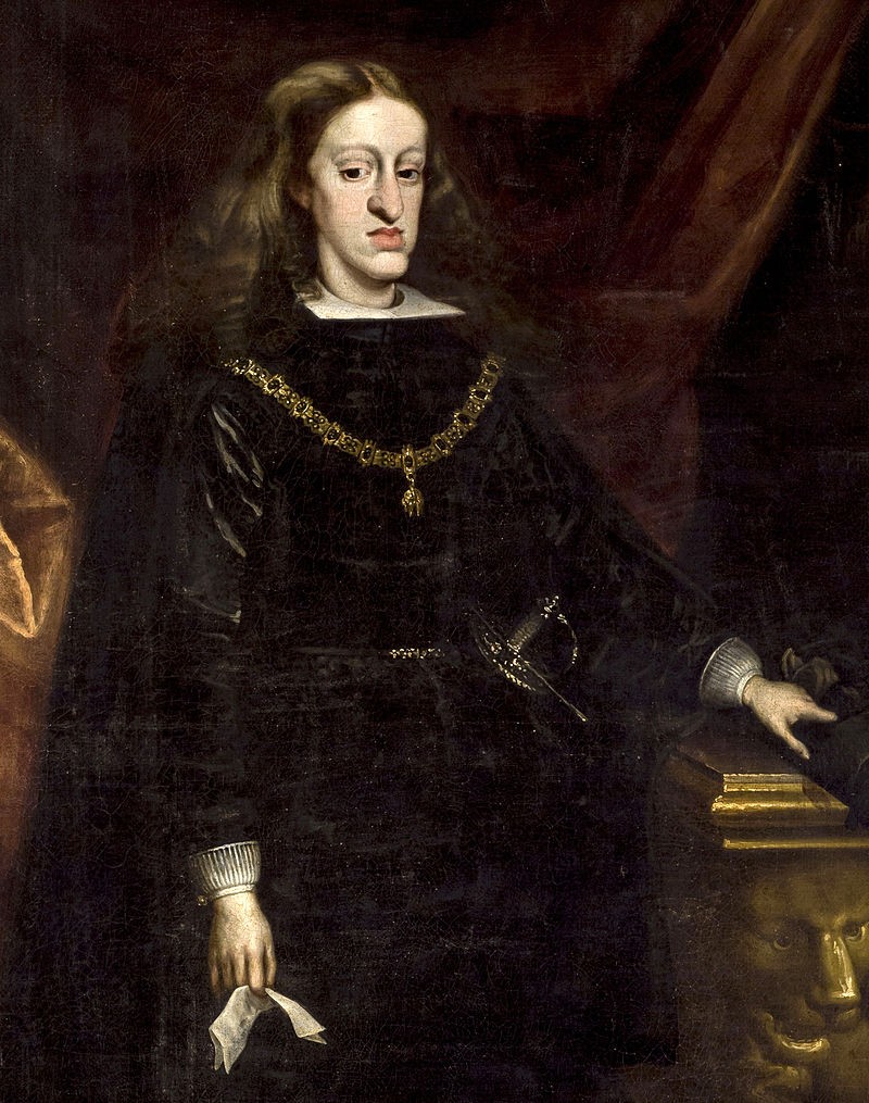  Carlos II, que foi o Rei da Espanha de 1665 até 1700, tinha prognatismo mandibular (Foto: Juan de Miranda Carreno/Wikipedia Commons)