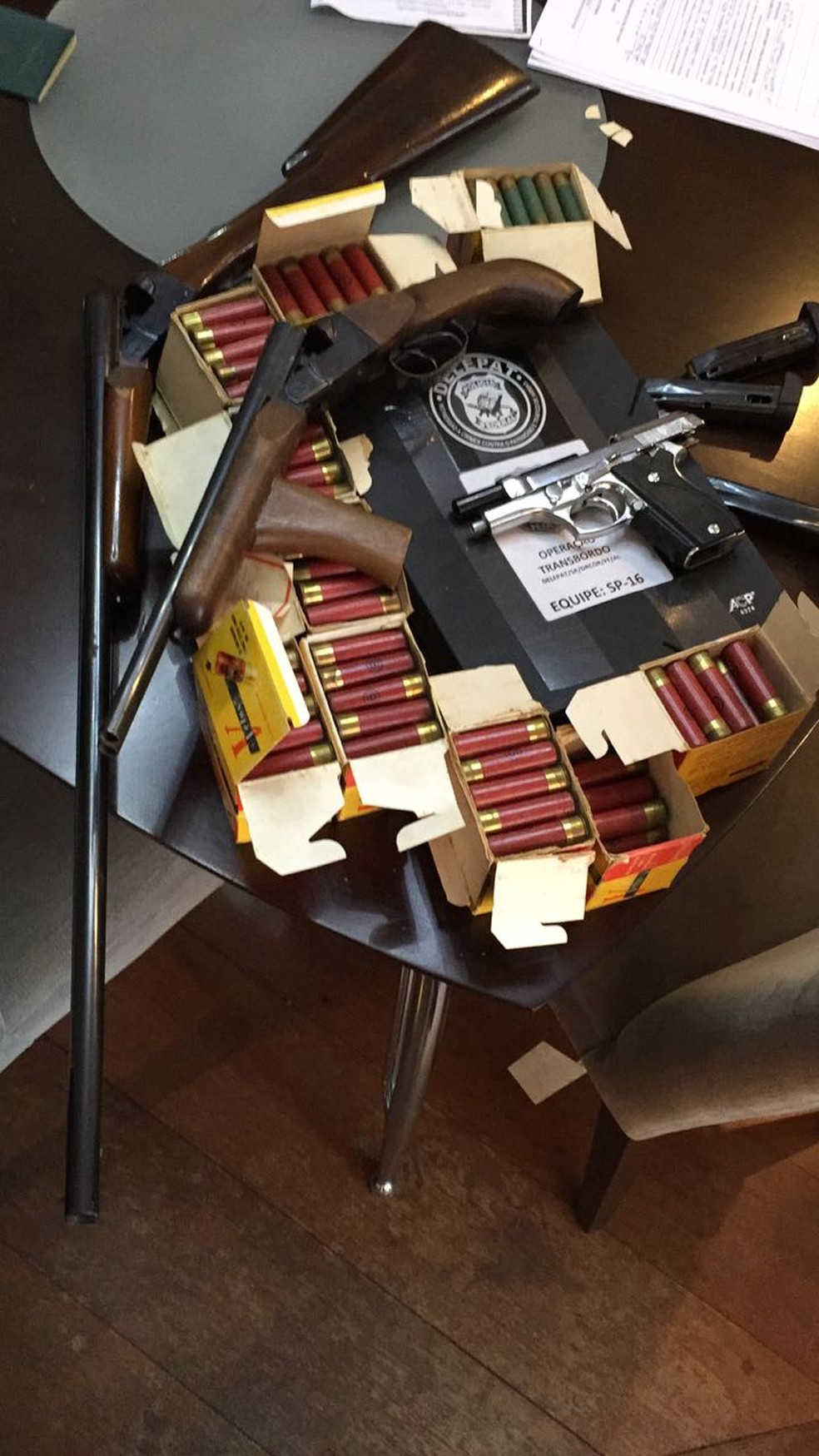 Material apreendido durante a operação contra roubo de carga (Foto: Divulgação)