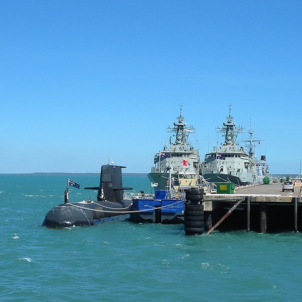 submarino na australia, submarino australiano, submarinos,  (Foto: kenhodge13, CC BY 2.0 <https://creativecommons.org/licenses/by/2.0>, via Wikimedia Commons)