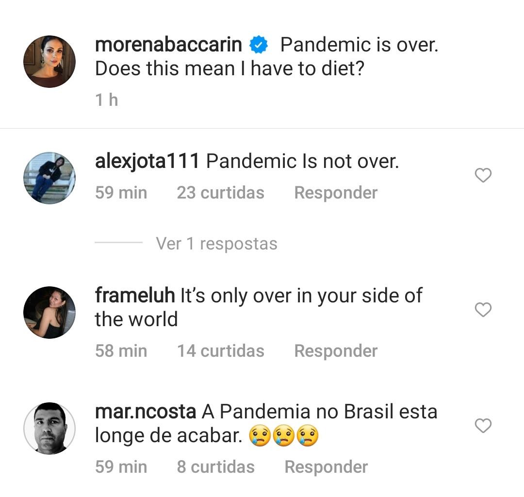Morena Baccarin é criticada por fãs (Foto: Reprodução/Instagram)