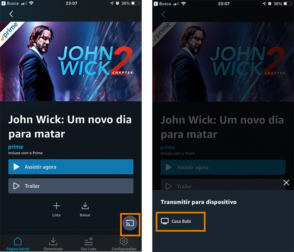 Como Assistir A Filmes Do Amazon Prime Video Na Tv Pelo Chromecast Media Centers Techtudo