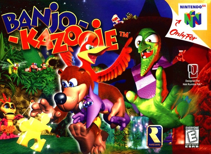 Banjo-Kazooie foi um dos grandes sucessos da Rare para o Nintendo 64 (Foto:Divulgação)