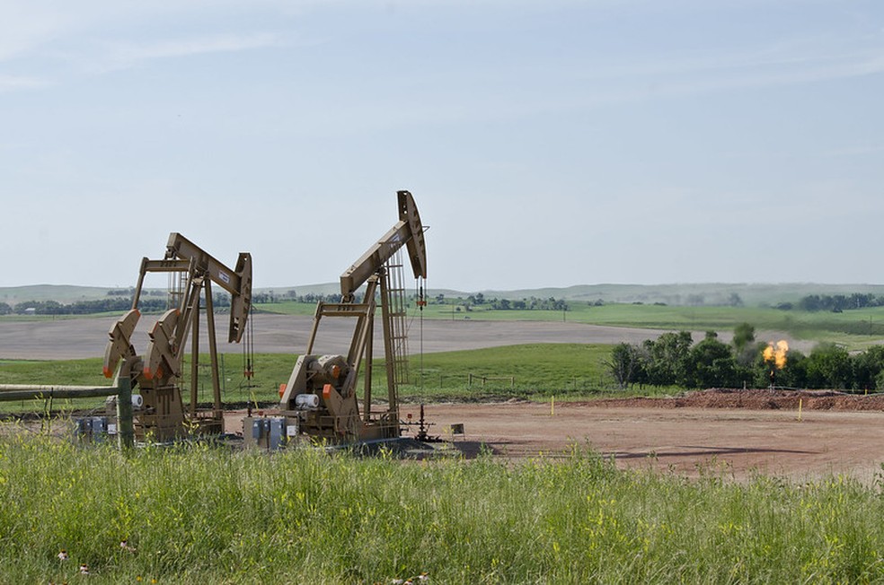 O metano proveniente do fracking tem caracterÃ­sticas diferentes daquele emitido pelas técnicas convencionais de produção de gás natural â€” Foto: Tim Evanson/Visualhunt
