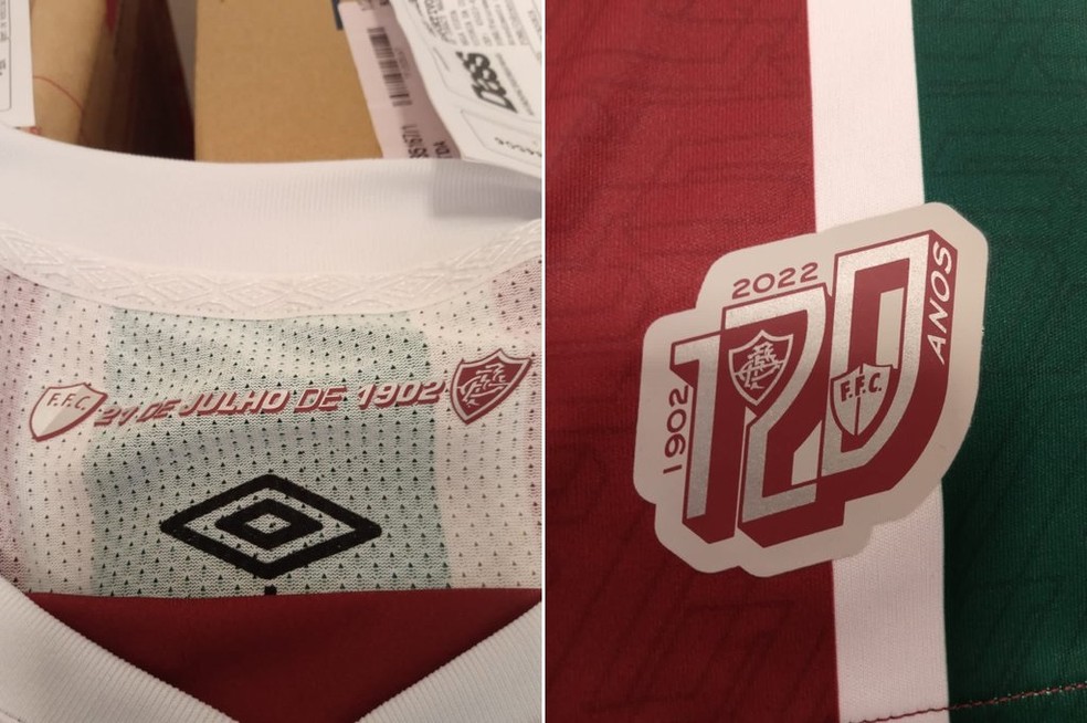 Imagens mostram detalhes do novo uniforme tricolor — Foto: Divulgação