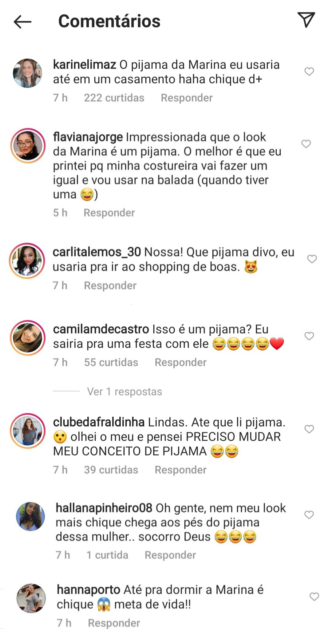 Seguidoras comentam look de Marina Ruy Barbosa (Foto: Reprodução / Instagram )