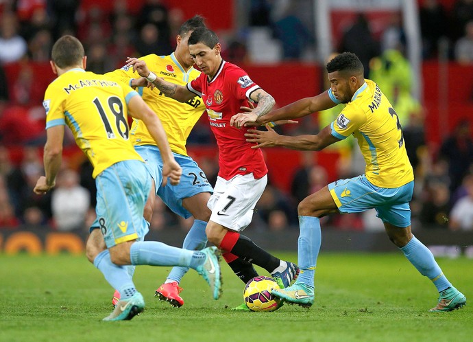 Di Maria, Manchester United x Crystal Palace (Foto: Reuters)