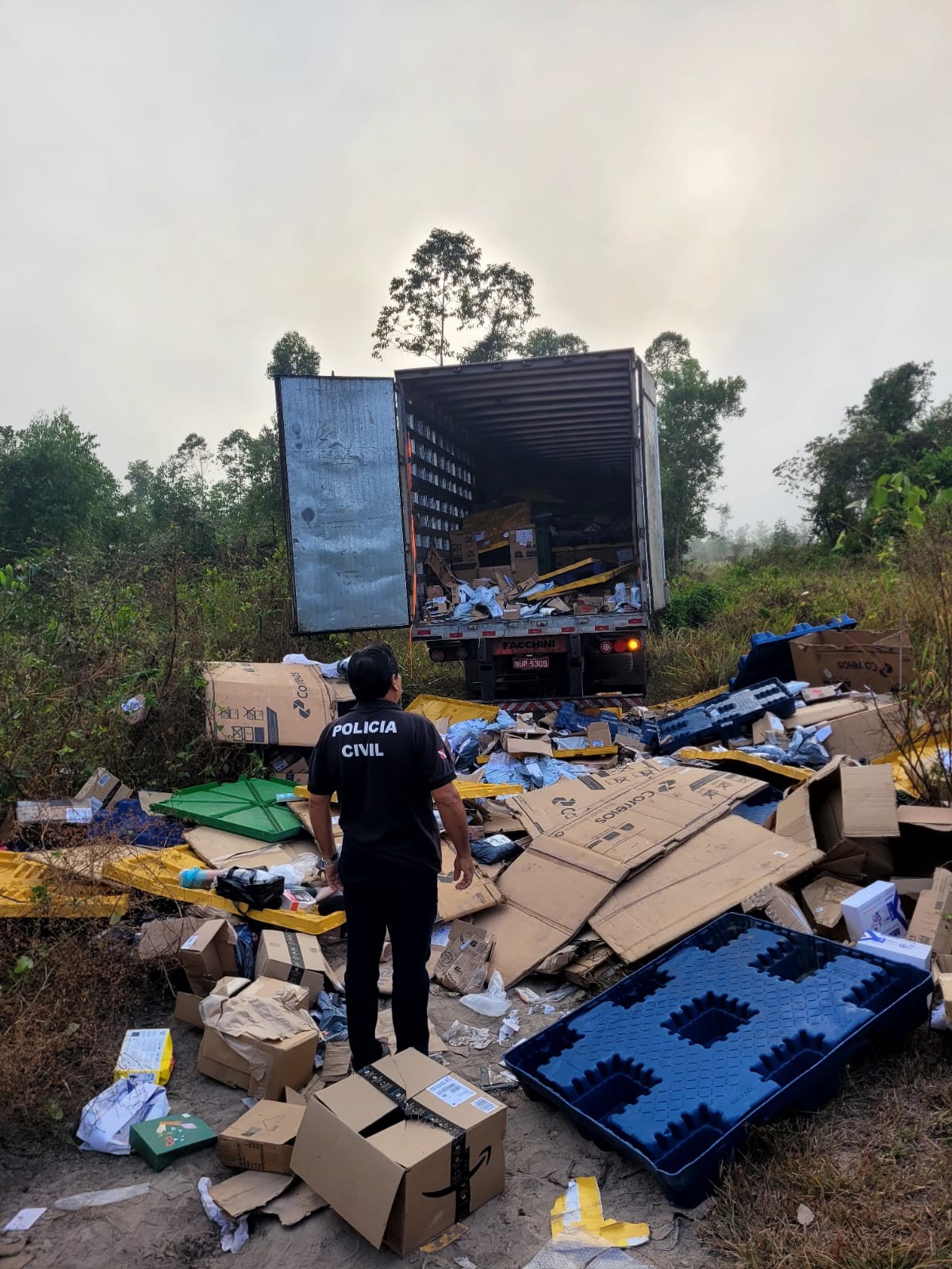 Caminhão dos Correios é assaltado na BR-010, em Aurora do Pará
