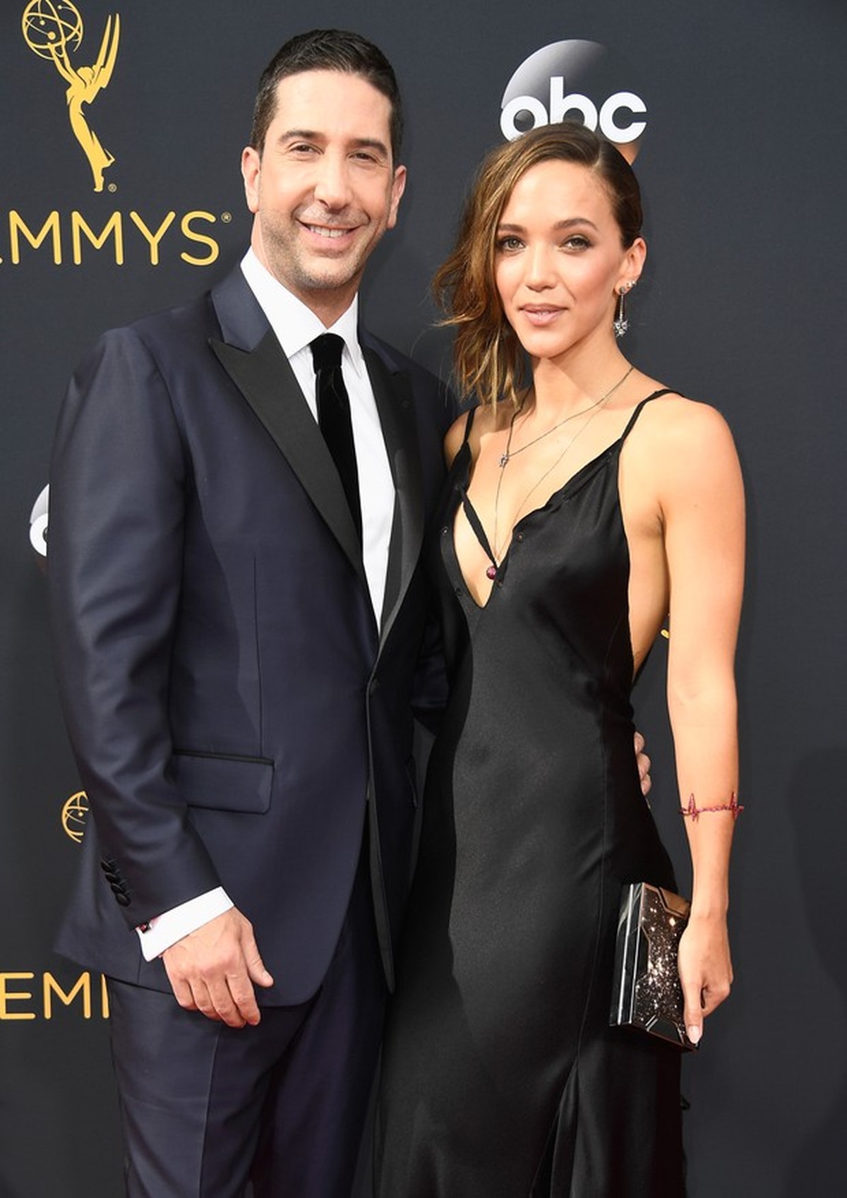 david schwimmer y esposa
