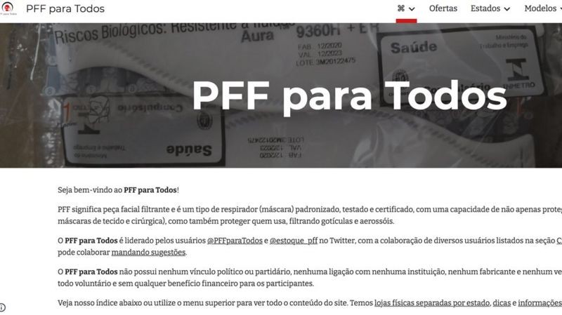 Site do PFF para Todos mostra opções de compra em todo o Brasil (Foto: Reprodução)