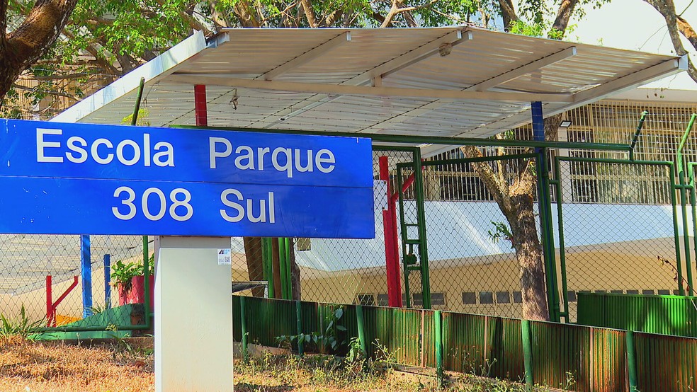 Escola Parque 308 Sul, em Brasília — Foto: TV Globo/Reprodução