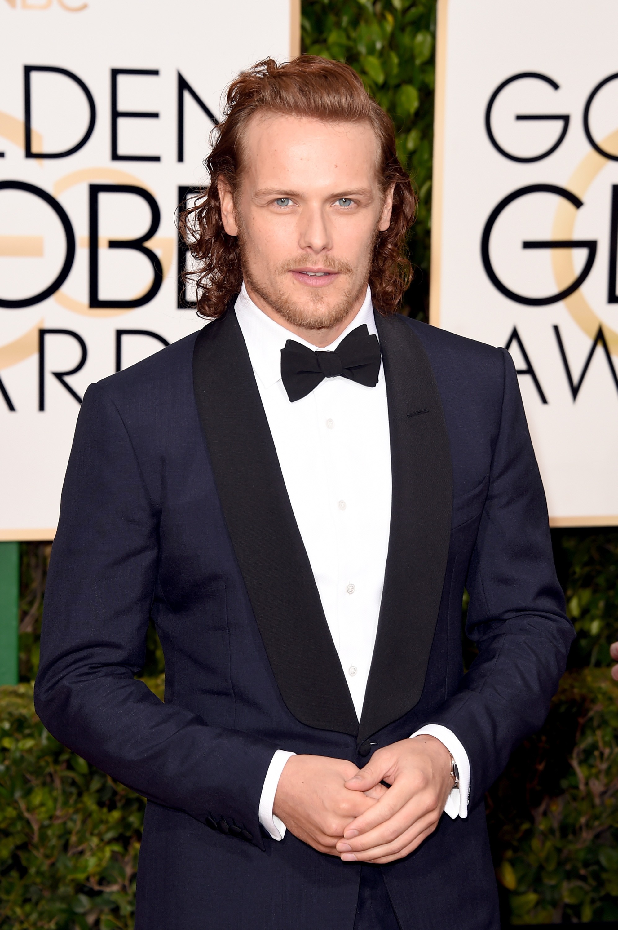 BEVERLY HILLS, CA - JANUARY 10:  Actor Sam Heughan attends the 73rd Annual Golden Globe Awards held at the Beverly Hilton Hotel on January 10, 2016 in Beverly Hills, California.  (Photo by Jason Merritt/Getty Images) (Foto: Getty Images)