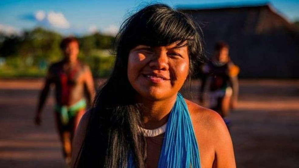 Indígena Ysani Kalapalo — Foto: Reprodução
