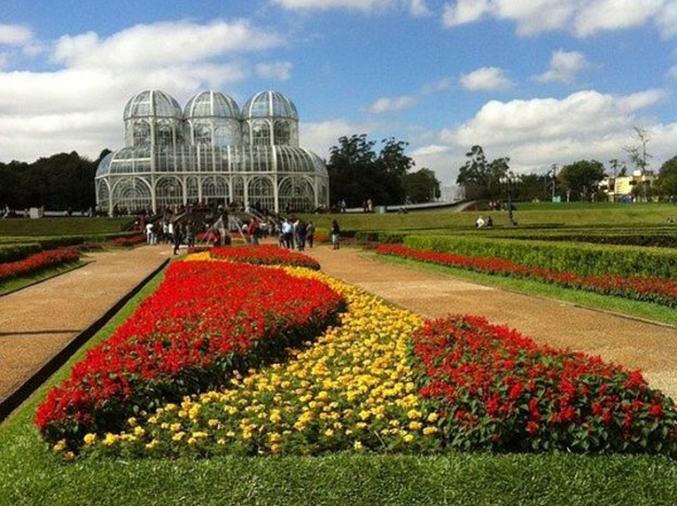 Jardim Botânico, em Curitiba — Foto: Divulgação