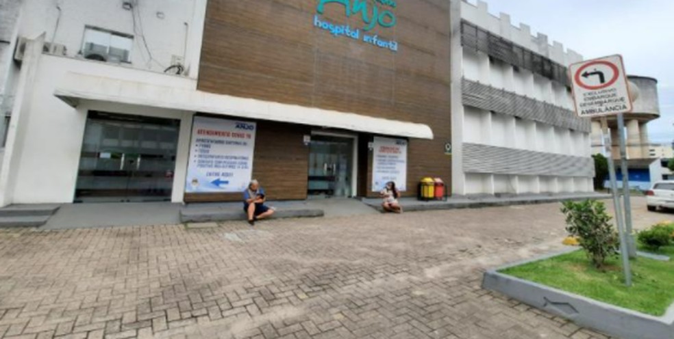 Menina foi levada ao Hospital Pequeno Anjo — Foto: Prefeitura de Itajaí/Arquivo/oDivulgação