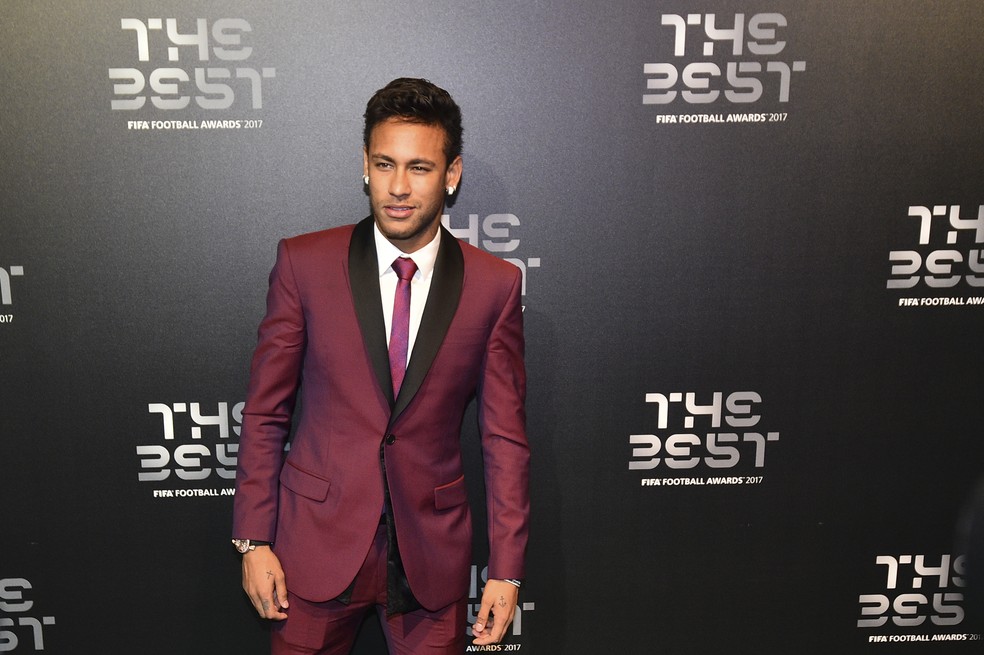 Neymar foi finalista ao prêmio The Best da Fifa (Foto: AFP)
