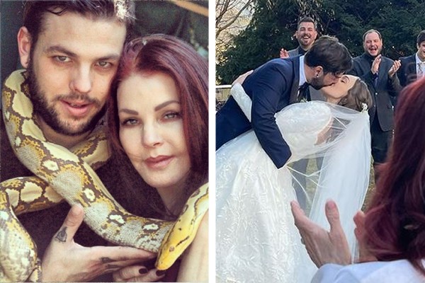 Navarone Garcia, filho de Priscilla Presley, se casou em fevereiro de 2022 (Foto: Reprodução / Instagram)