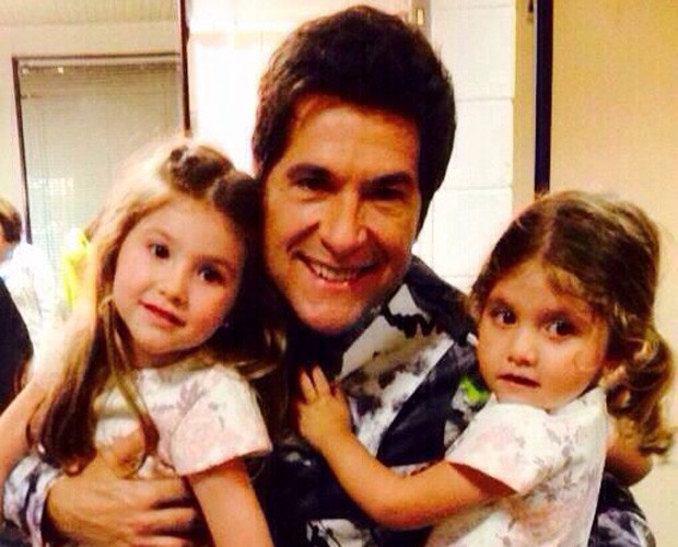 Daniel, Luiza e Lara: coisinhas lindas do papai! (Foto: (Foto: Divulgação/TV Globo))