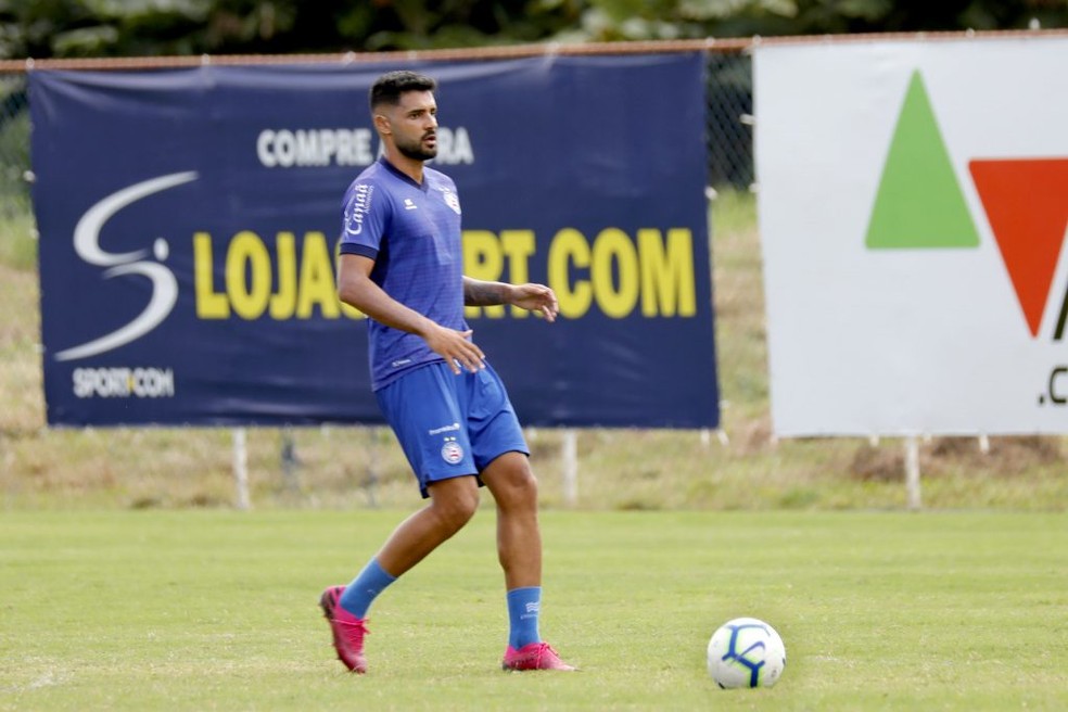 Giovanni se machucou e não atua desde o fim da última temporada — Foto: Felipe Oliveira / Divulgação / EC Bahia