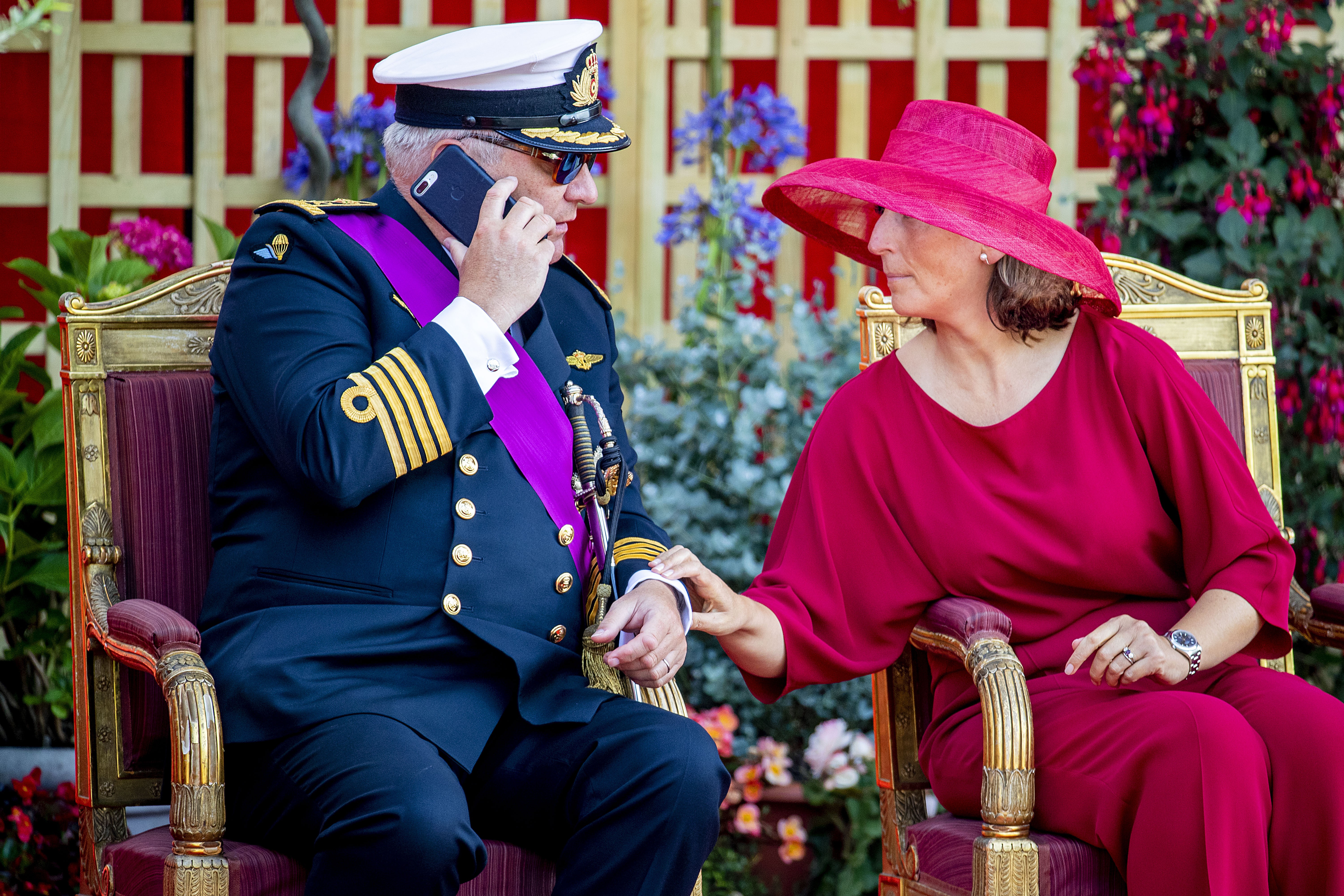 Príncipe Laurent e Princesa Claire da Bélgica (Foto: Getty Images)