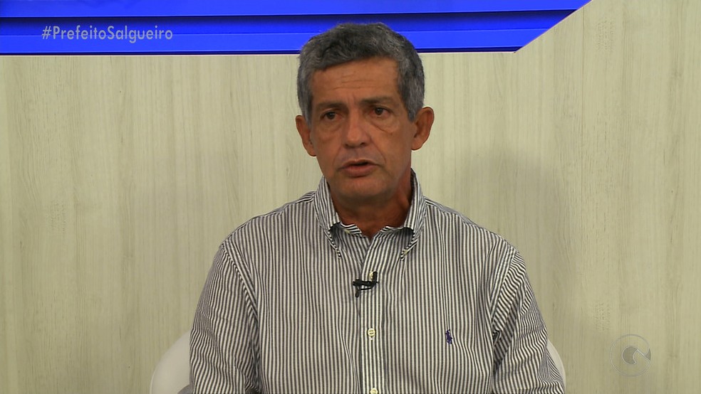 Prefeito de Salgueiro Clebel Cordeiro aborda as dificuldades e projetos — Foto: Reprodução/ TV Grande Rio