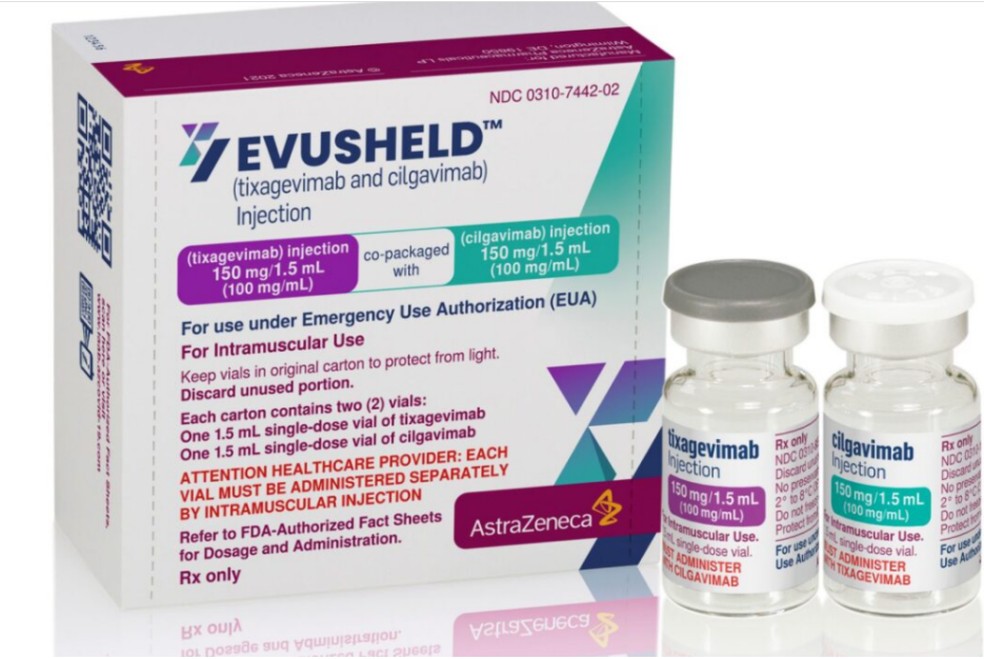 Medicamento contra a Covid-19 Evusheld — Foto: Business Wire / Reprodução Anvisa