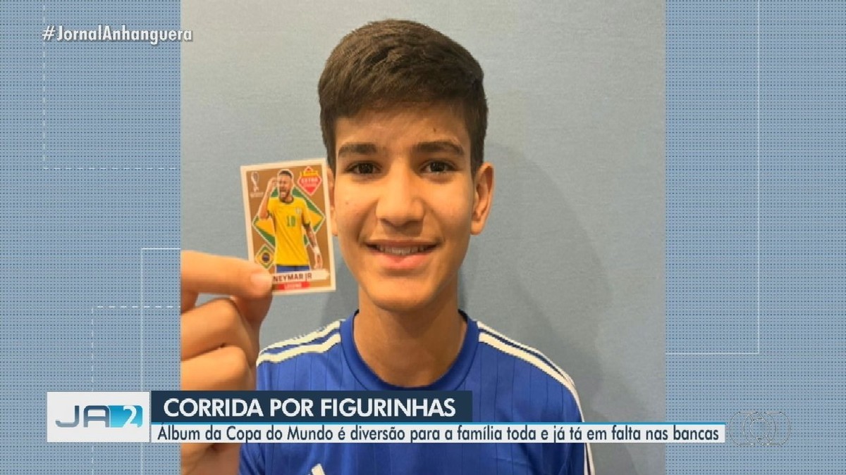 Adolescente se emociona ao encontrar figurinha rara de Neymar para álbum da  Copa do Mundo | Goiás | G1