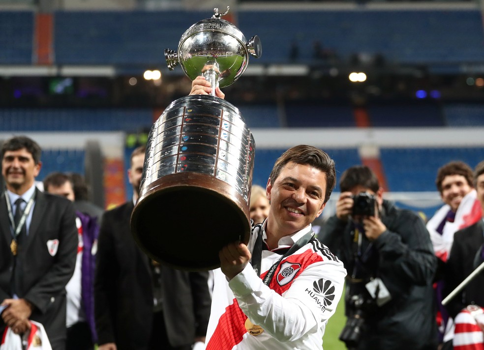 Ídolo do River como jogador e treinador, Gallardo já parou em Marcos e no Palmeiras de 1999