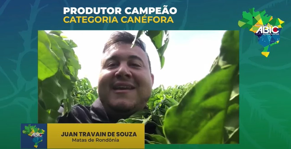 Produtor de Cacoal (RO), Juan Travain.  — Foto: Reprodução