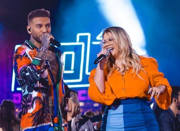 Lucas Lucco e Marlia Mendona (Foto: Reproduo/Instagram)