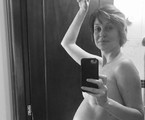 Christiana Ubach, grávida de seu primeiro filho | Arquivo pessoal