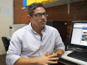 Delegado Filipe Caldas, responsável pelo caso do desaparecimento do professor (Foto: Divulgação/PC-AL)