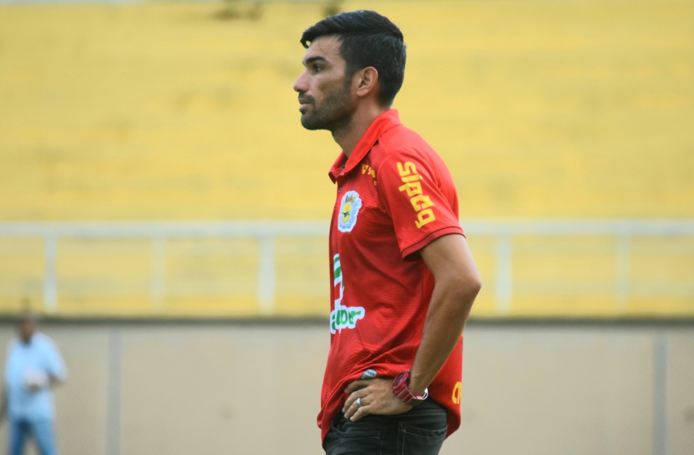 Kinho Brito, técnico do time sub-20 do Galvez — Foto: Manoel Façanha/Arquivo Pessoal