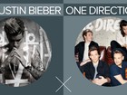 One Direction x Justin Bieber: G1 compara discos faixa a faixa; VÍDEO